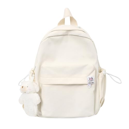 Mochila de mujer FANDARE tipo bolso tote de nylon color caramelo