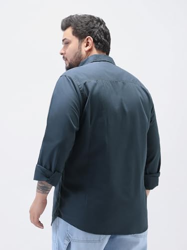 Image of Urbano Plus Men's Cotton Full Sleeve Regular Fit Casual Solid Shirt