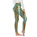 Xmiral Leggings Donna Allenamento Integrale Corsa Calzamaglia Sportiva Butt Lift Pantaloni da Yoga Pantaloni da Yoga a Vita Alta Stampati in Stile Tribale (S,11- Verde)