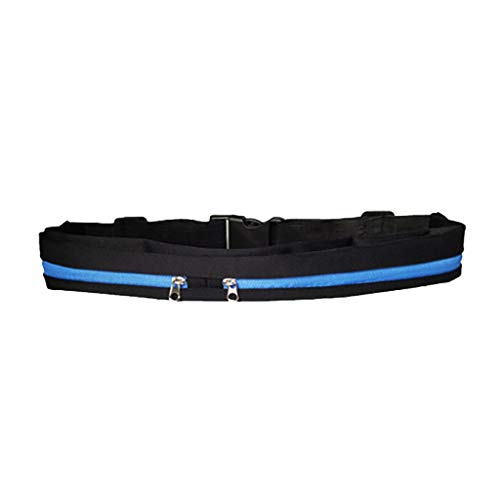 Cinto de corrida MAMaiuh – Bolso duplo Bolso para telefone, bolsa esportiva de cintura, viagem, poch