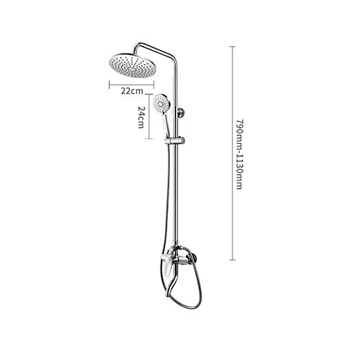 Mitigeur douche anti-brûlure mural thermostatique avec douchette et robinet - 6