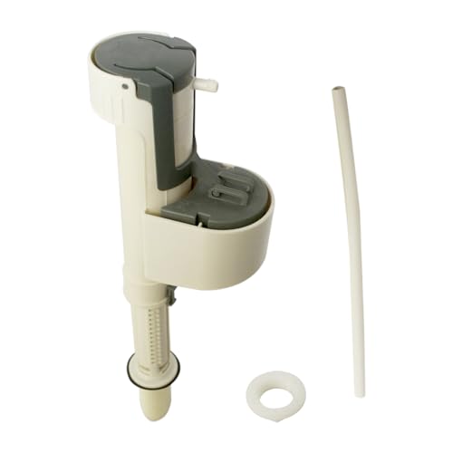 Universal Toilet Fill Valve Assembly with Mount Nut, Adjustable Water Height Bottom Entry Inlet Valves Compatible with Caroma Toilets, Silent Fill and Easy to Install