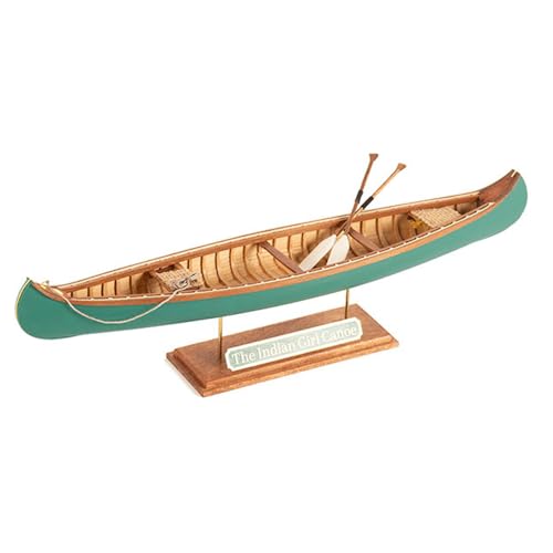 Artesanía Latina - Maqueta de Barco en Madera - Canoa Americana, The Indian Girl Canoe - Modelo 19000, Escala 1:16 - Maquetas para Montar - Nivel Principiante