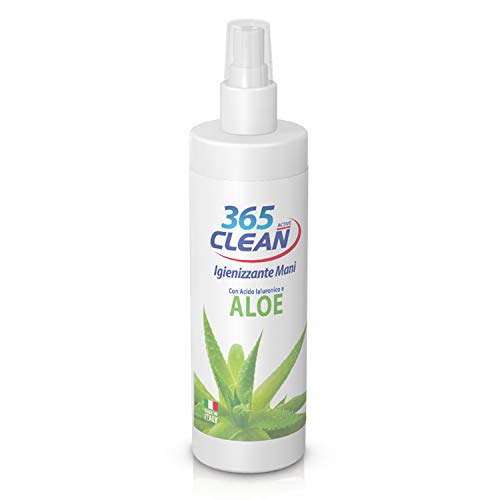 Igienizzante mani cosmetico con aloe vera, Acido Ialuronico, Argento attivo e tea tree oil - dispenser Maxi formato