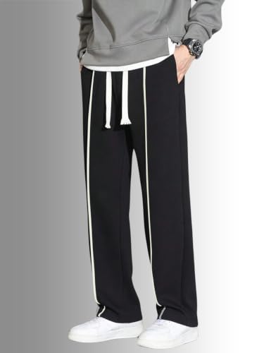 Image of GRECIILOOKS Men's Loose Mid Rise Casual Trousers Pants | Regular | Sports Stylish Track Pant | Sweatpants (Available in Plus Size)