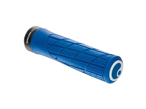 Ergon GA2 Fat MTB All-Mountain Bike Grips Ergonomic Adjustable Soft German Rubber for Trail XC Freeride & Bikepacking Midsummer Blue