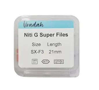 Dental Protaper Hand File NiTi File 21mm Pack of 6 (SX,-F3) files