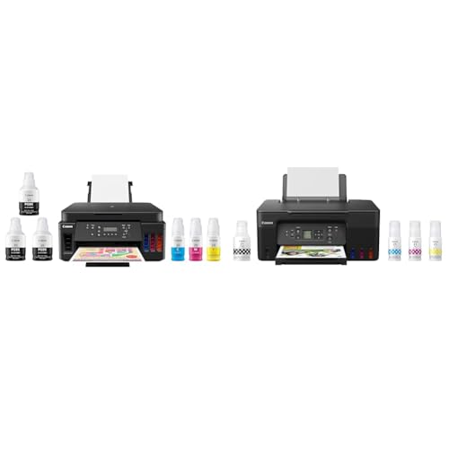 Image of Canon PIXMA G6020 All-in-One Supertank Wireless (Megatank) Printer & MegaTank G3270 All-in-One Wireless Inkjet Printer. for Home Use, Print, Scan and Copy, Black