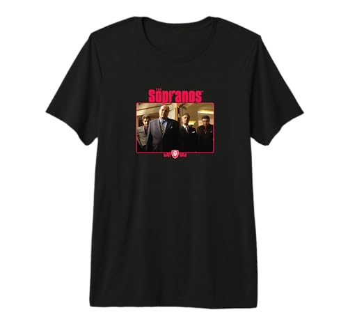 Portrait de l'équipe d'une émission télévisée sur Le Crime de la Mafia Classique de Tony Soprano T-Shirt Haut de Gamme