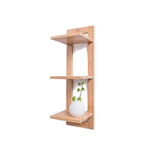 Support balcon suspendu en bambou multicouche idéal pour organiser vos petits pots de fleurs - 2