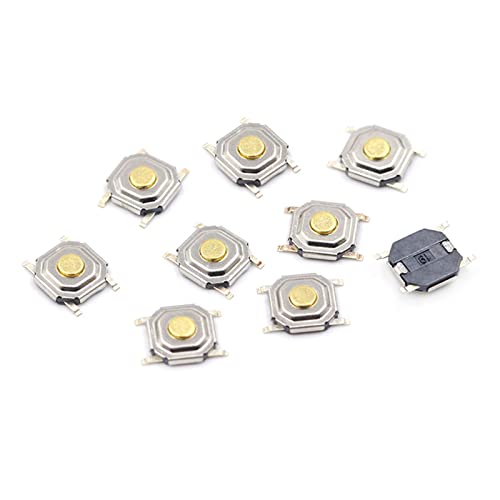 Bouton interrupteur d'alimentation SMD 4x4x1.5mm lot de 100 micro commutateurs tactiles