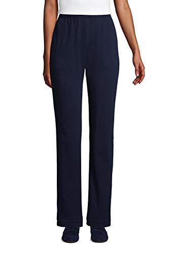 Lands' End Women s Sport Knit Pants Radiant Navy Petite Medium