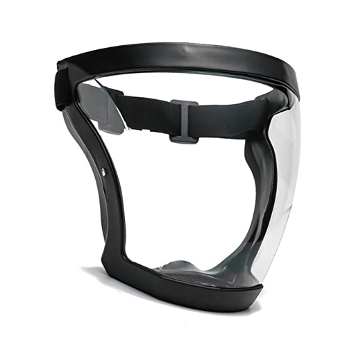 Eventerde Scudo Facciale Scudi Protettivi A Pieno Facciale Maschera Pieno Facciale Visiera Antiappannamento Visiera Integrale Protezione Antiappannamento Riutilizzabile Per Protezione 17x18,5 Cm