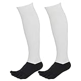 5本指 2足組 野球 アンダーソックス 2Pセット パンダソックス 靴下 アンダーストッキング ハイソックス 男女兼用 野球 日本製 22-25cm ホワイト×ブラック