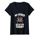 Photo Gallery donna pet spider tarantola spider amante aracnide animali domestici aracnide maglietta con collo a v Photo Gallery donna pet spider tarantola spider amante aracnide animali domestici aracnide maglietta con collo a v