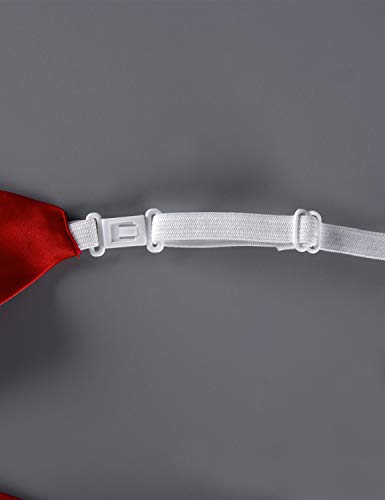 Japanese School Uniform Anime Lolita Sailor Girls Bow Tie Adjustable Satin Necktie Bowtie Red #TOP5