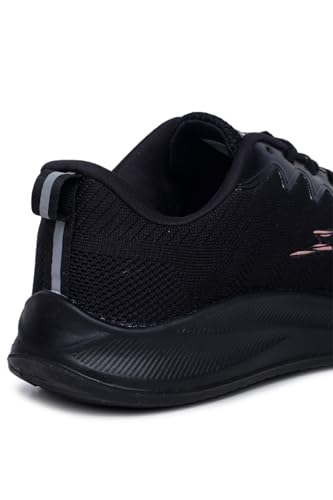 Image of ATHCO Womens Vegas Running Shoes for Woman with Soft Flexible Memory Foam Women's Shoes for Walking Gym Training,Casual, Sports, Lightweight Lace up Athletics Slipon Running Shoes for Ladies & Girls