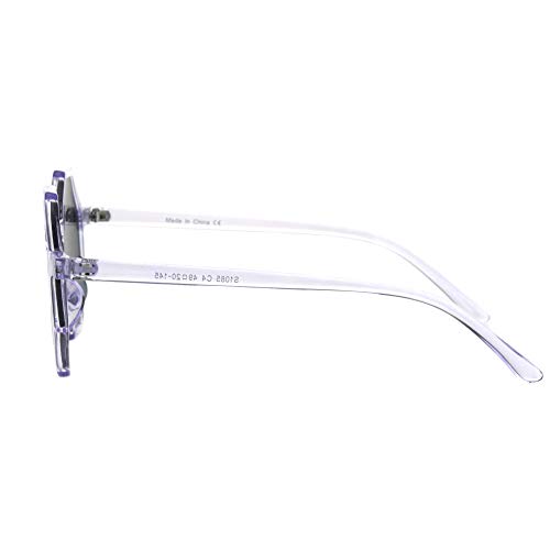 Image of SA106 Pimp Octagon Squared Hippie Plastic Sunglasses
