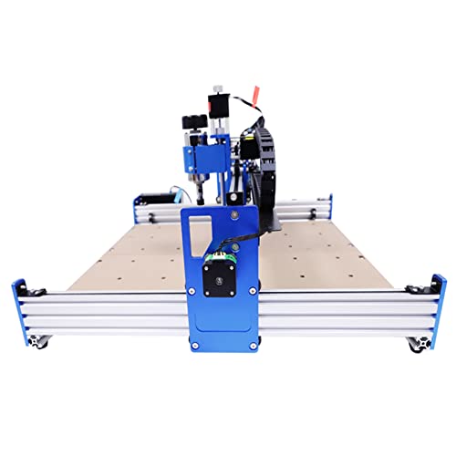 4040 CNC Router Machine, 3 Axis Aluminum Frame Engraving Machine, 100W 110V Wood Engraving Machine with Air Cooling System for Plastic and Wood Engraving - Image 6