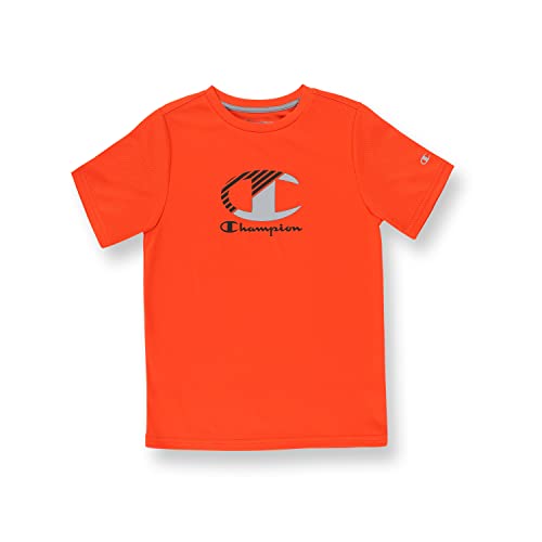 Image of Champion Boys T-Shirt, Kids' T-Shirt For Boys, Lightweight Tee for Kids, Script & Print