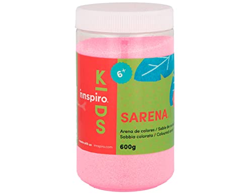 INNSPIRO Sable de couleur rose 600 gr, pour décoration et artisanat