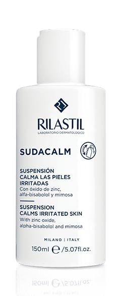 Rilastil Sudacalm - Suspensión calmante con óxido de zinc para pieles irritadas y con picores 150 ml