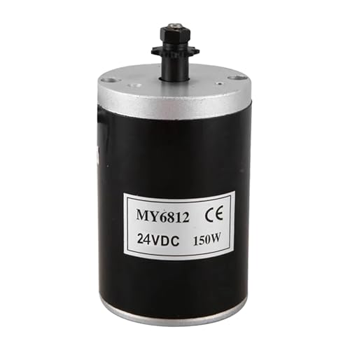 24V 150W Electric Scooter Motor with 9 Tooth 25H Chain Sprocket Brushed Electric Motor 2750RPM Small High Speed Brush DC Motor for E-Scooter Electric Dirt Bike Motor Replacement