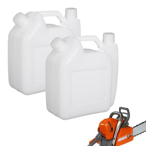 2Pcs Botella Mezcladora De 2 Tiempos, 1.5L Botella Mezcladora De Combustible De 2 Tiempos, BotellaMezcladora De AceiteFuel, Olla Portátil De Doble BocaPara Motosierra, Ciclomotor, Cortacésped