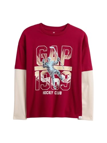 Image of GAP Boys' Long Sleeve Elevated Graphic