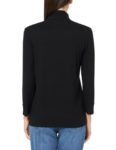 Tommy Hilfiger Women's Ribbed Long Sleeve Mockneck Sportswear Top2