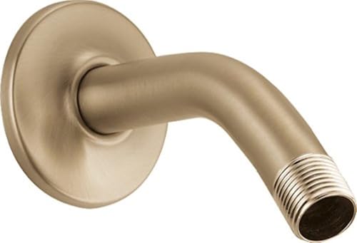 Delta U4993-CZ Wall Mounted Shower Arm and Flange, 6", Champagne Bronze