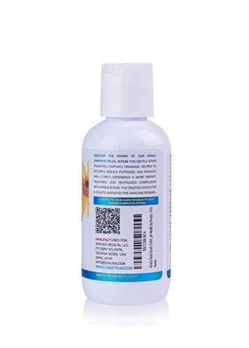 Arnica Facial Scrub, Exfoliating Face Wash for Natural Lymphatic Drainage, Face Cleanser with Soothing Arnica Montana, Exfoliator For Sensitive Skin, Acne, Blackheads, Lymph Health, 4 Oz - Image 4