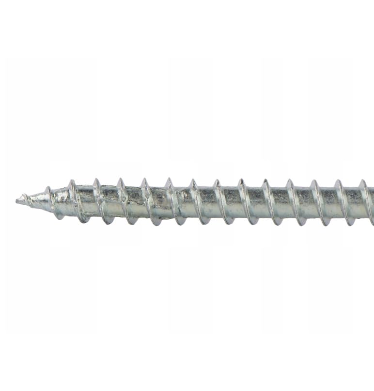 KLIMAS WKFS - Tornillos de cabeza avellanada (50 unidades, 10 x 550 mm), color blanco