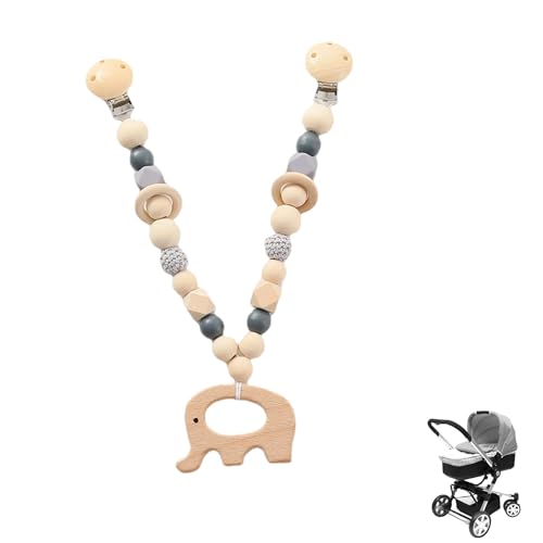 Kinderwagenkette Mädchen Junge,Kette Kinderwagen Spielzeug,Holz...