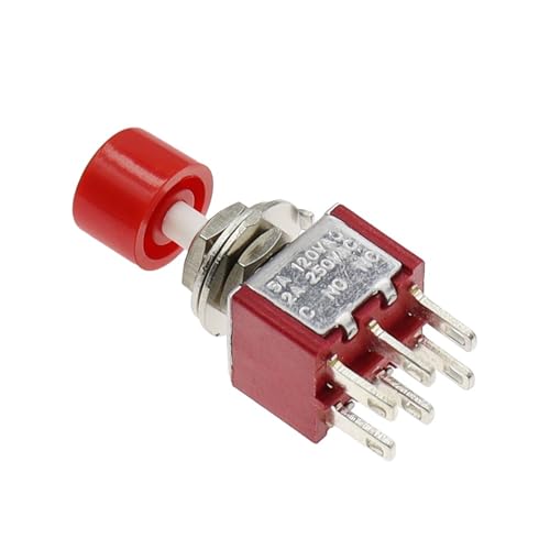 Interruptor momentáneo de 6 pines PS-202 para proyectos electrónicos 4
