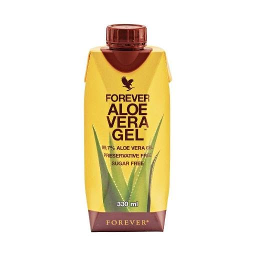 Forever Living - Aloe Vera Gel - (12 x 330 ml) | 99,7 % reines Aloe-Vera-Gel aus dem Blattinneren, Rezeptur ohne Konservierungsstoffe, für die tägliche Nahrungsergänzung