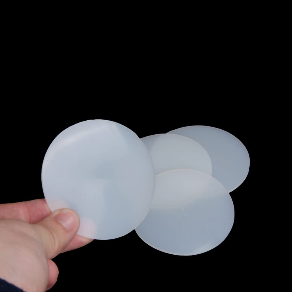 Podkładka z gumy silikonowej Mleczna półprzezroczysta średnica 30-150 mm, grubość 1-10 mm, 1 szt.(150mmx10mm)