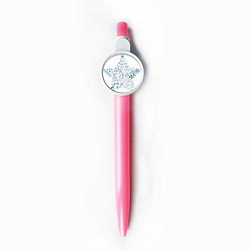 Stylo à bille rétractable bleu chimie pour vos notes de cours et labo