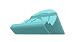 Stump Super Stand for eReaders, iPads, Tablets, Sea Glass