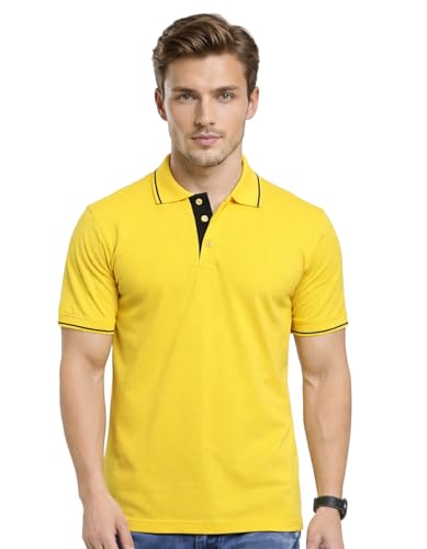Image of Scott International Cotton Polo T Shirt | Collar Tshirts | Half Sleeves Plain T Shirt | T-Shirt |Tshirt for Men Stylish | Men's Tshirt