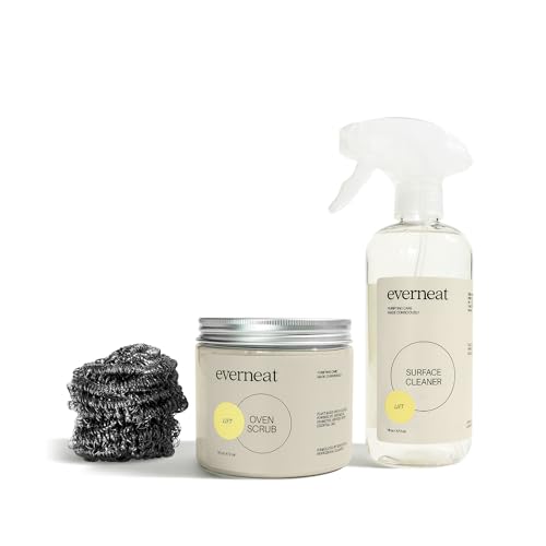 Oven & Kitchen Cleaning Kit, Non-toxic, Refillable Jar