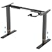 Produktbild FLEXISPOT H1B Stehpult Kurbel höhenverstellbar Up Sit to Stand Schreibtisch Gewicht Kapazität 80 kg (H1|Schwarzer Rahmen), Legierter Stahl, Crank Frame