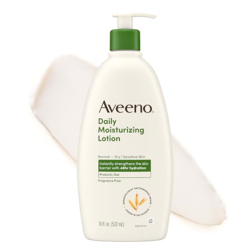 Aveeno Daily Moisturizing Body Lotion for Normal to Dry Skin, Moisturizer with Soothing Prebiotic...