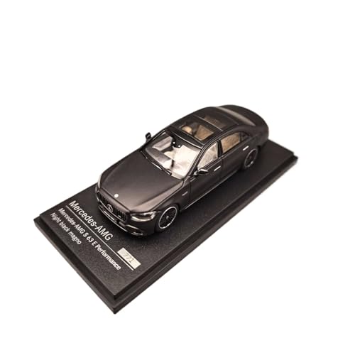 Modèle Réduit Maybach S680 1/64 en Alliage Noir Obsidienne Pour Collectionneur
