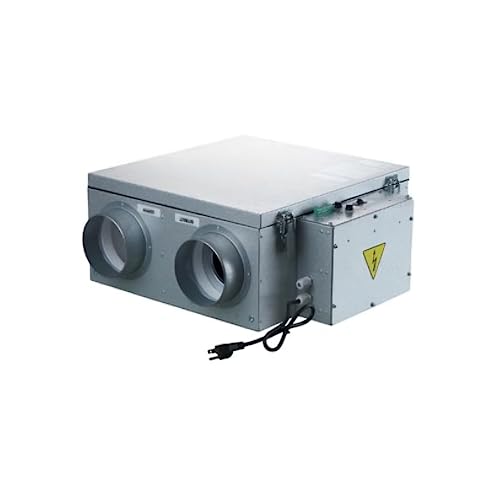 VENTS-US Frigate Series Cold Climate Whole House Energy Recovery Ventilator with Motorized Damper 80 CFM (Kitchen)