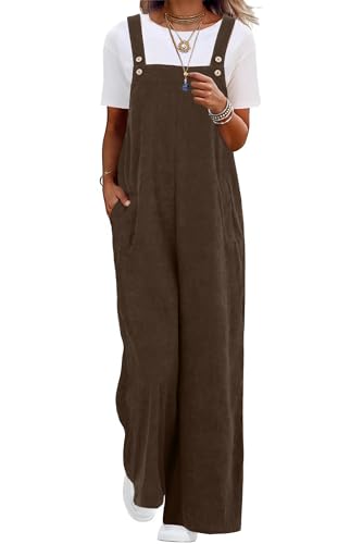 Lepunuo Corduroy Jumpsuits for Women Casual...