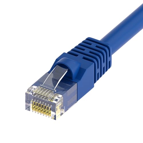 Cable Ethernet Cat 6 UTP de 10 pies azul, pack x10 miniatura 3