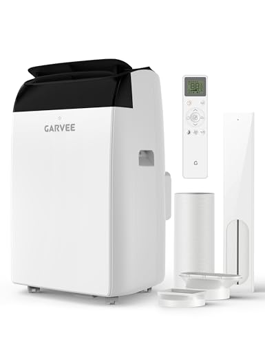 Image of Garvee 14K BTU 3-in-1 Portable AC with Remote & Window Kit 750 sqft Room | Portable Air Conditioner with Cooling, Dehumidifier, Fan, Follow Me, 24-Hour Timer