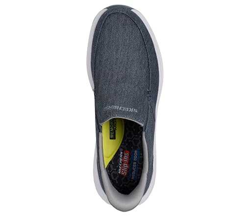 Skechers Slip-Ins 205356 Decklan Gulliver Navy Men's Trainers in Blue Fabric2