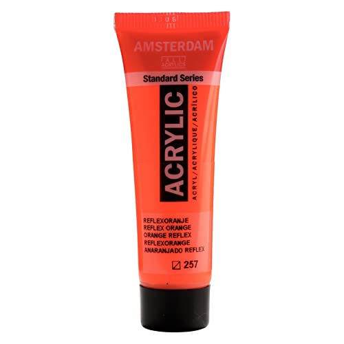 Amsterdam - Tubo De Pintura Acrílica De 20 Ml Ámsterdam Naranja Reflex En Oferta Royal Talens Amsterdam Acrílico 20Ml Reflex Naranja